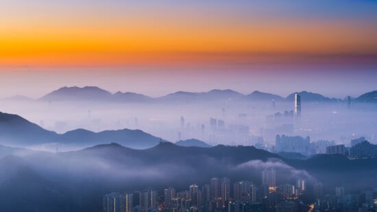 Hong Kong in the springtime